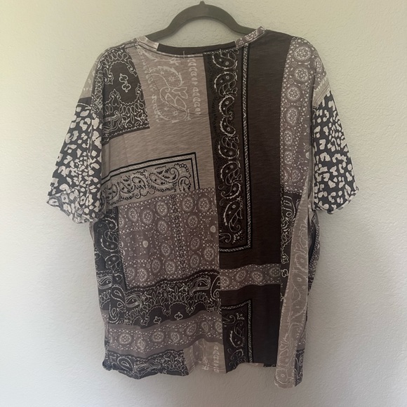 Free People ‘We The People’ Western Country/Bandanna Printed Tee - Picture 3 of 4